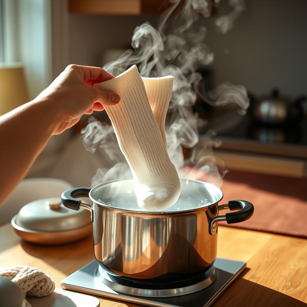 Boiling Water Stretch Socks Guide